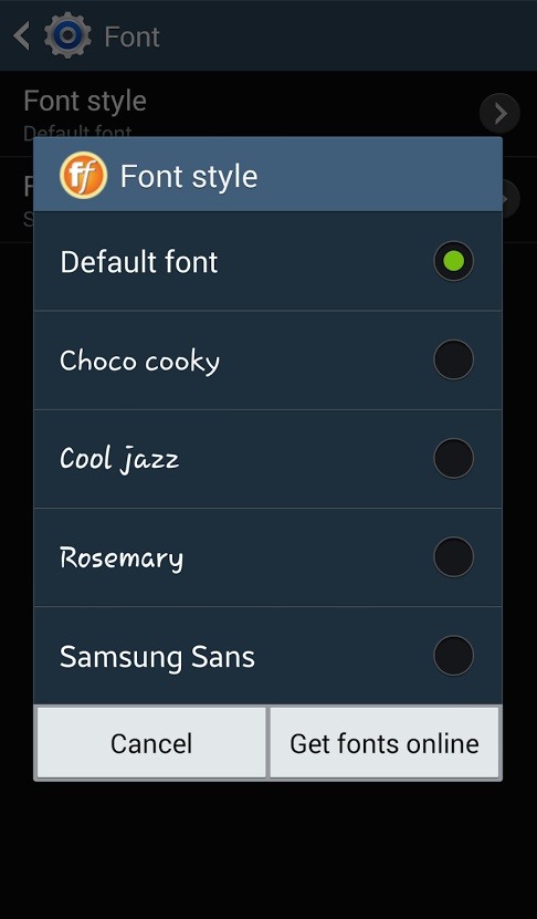 android fonts
